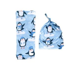 ❄️🐧NIB LS Penguin Swaddle Set🐧❄️